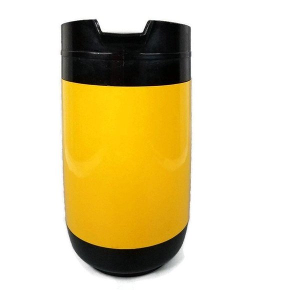 Rubbermaid Insulated Coffee Hot Tea Pitcher 3342 Mustard Black 30 Oz Vintage - Picture 4 of 11